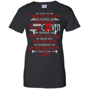 We live in the murder house t-shirt