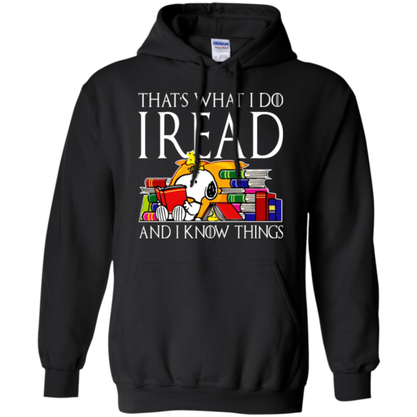 Snoopy – That’s What I Do I Read And I Know Things T-shirt