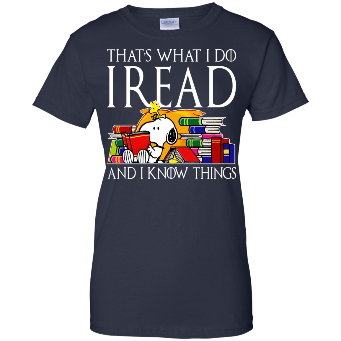 Snoopy - That's What I Do I Read And I Know Things T-shirt