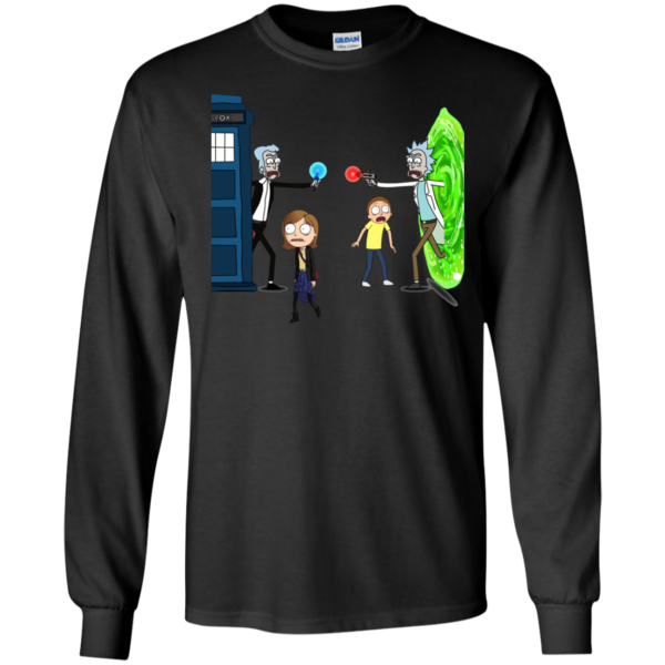 Doctor Who Meet Rick And Morty T-Shirt