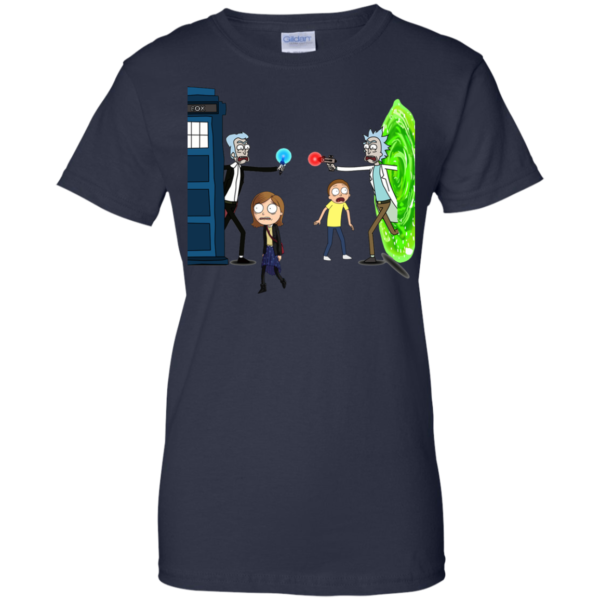 Doctor Who Meet Rick And Morty T-Shirt