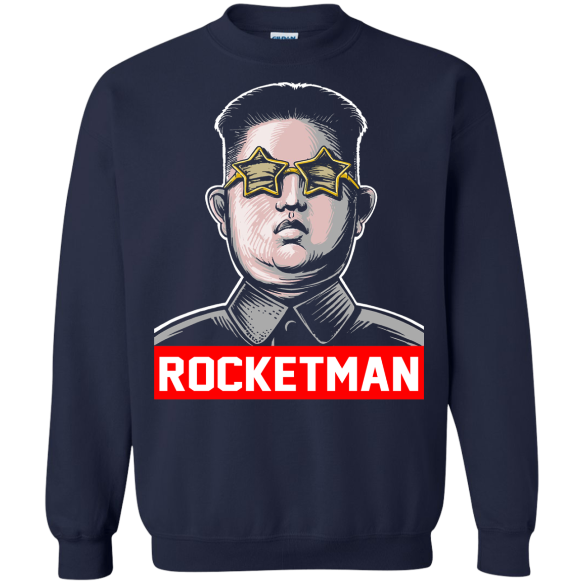 Kim Jong Un Rocketman T-Shirt | Allbluetees.com
