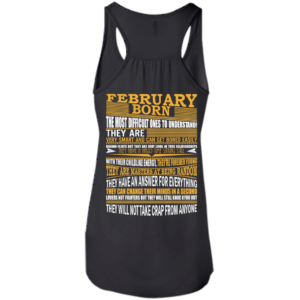 February Born – The Most Difficult Ones To Understand Shirt – Back Design