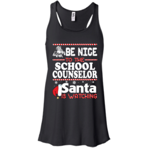 Be Nice To The School Counselor Santa Is Watching Shirt, Sweatshirt