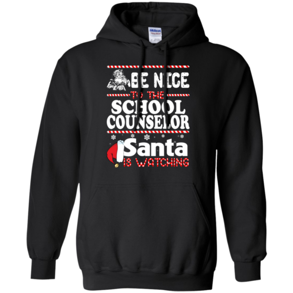 Be Nice To The School Counselor Santa Is Watching Shirt, Sweatshirt