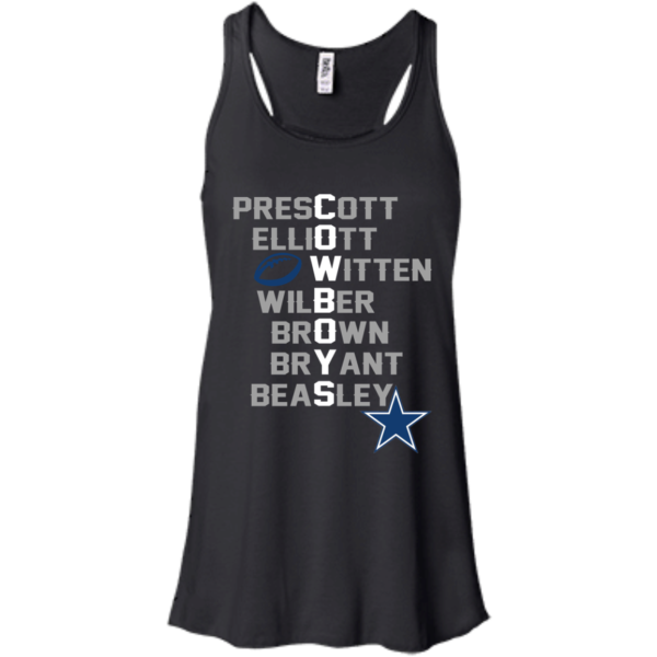 Dallas Cowboys – Prescott, Elliott, Witten, Wilber, Brown, Bryant, Beasley T-Shirt