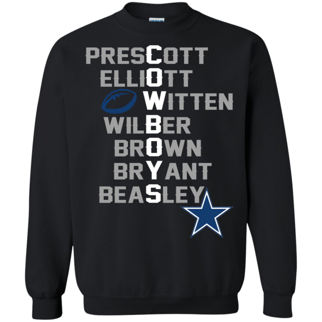 Dallas Cowboys - Prescott, Elliott, Witten, Wilber, Brown, Bryant ...