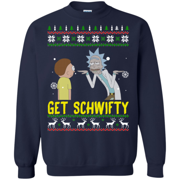Rick and Morty – Get Schwifty Christmas Sweatshirt