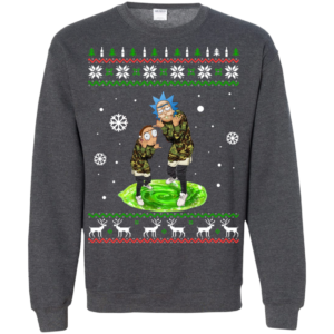 Rick And Morty Supreme Christmas Sweatshirt