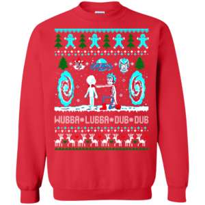 Rick And Morty – Wubba Lubba Dub Dub Christmas Sweatshirt