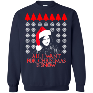 Game Of Thrones – All I Want For Christmas Is Snow Sweater
