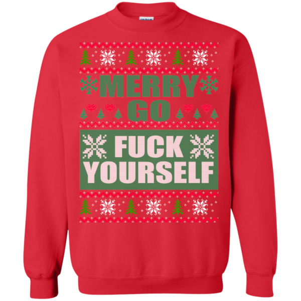 Merry Go Fuck Yourself Christmas Sweater