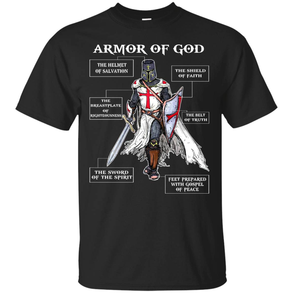 Armor Of God Shirt, Hoodie, Tank | Allbluetees.com