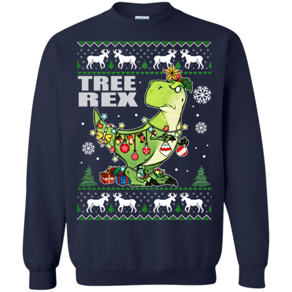 Tree Rex – T-rex Christmas Ugly Sweater