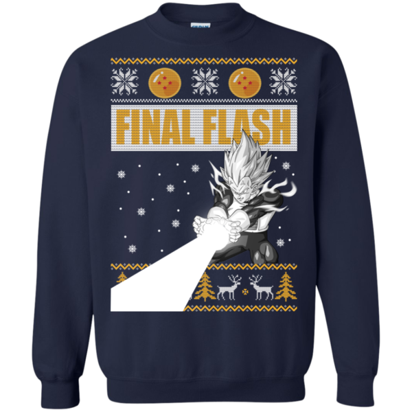 Vegeta Final Flash Christmas Sweater