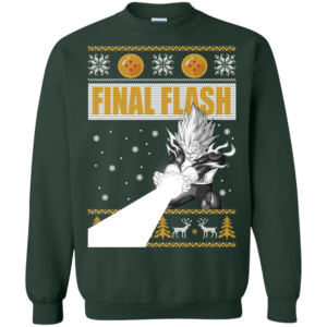 Vegeta Final Flash Christmas Sweater