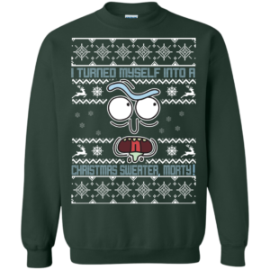 Rick And Morty – I Turned Myself Into A Xmas Sweater Morty Christmas Sweater