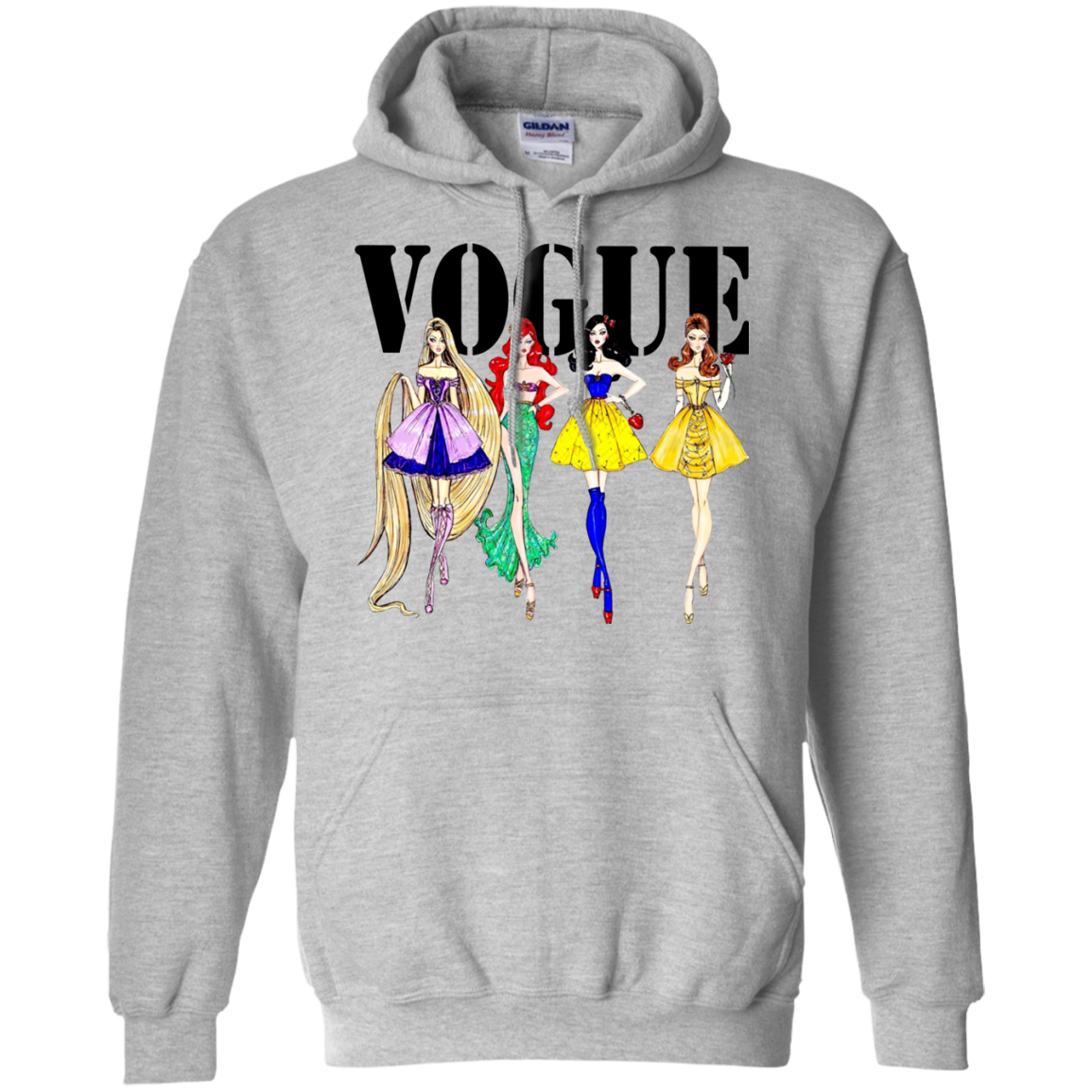 Disney Princess - Vogue Shirt, Hoodie, Tank | Allbluetees.com