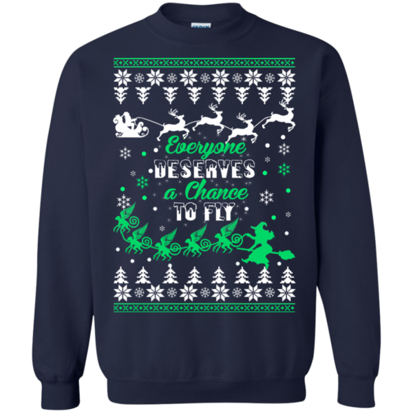 Everyone Deserves A Chance To Fly Christmas Sweater