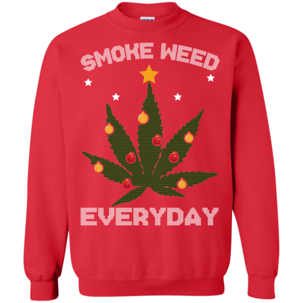 Cannabis Chistmas Tree – Smoke Weed Everyday Sweater