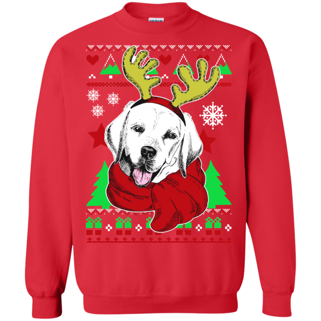 Labrador Christmas Sweater | Allbluetees.com