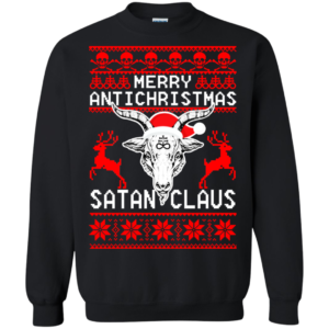 Merry Antichristmas Satan Claus Christmas Sweater