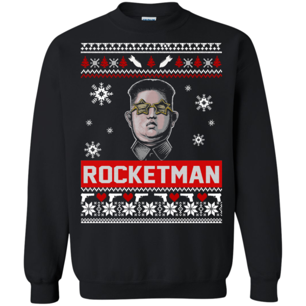 Kim Jong Un Rocket Man Christmas Sweater