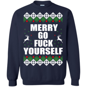 Merry Go Fuck Yourself Christmas Sweater