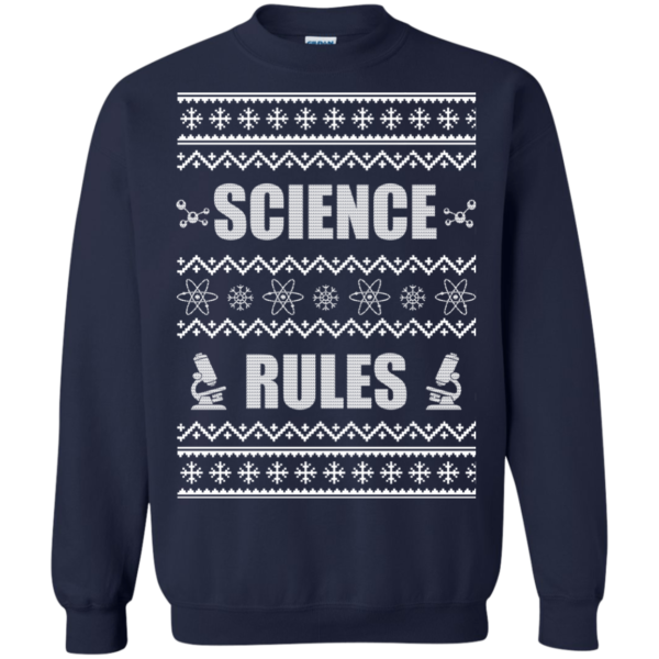 Science Rules Christmas Sweater