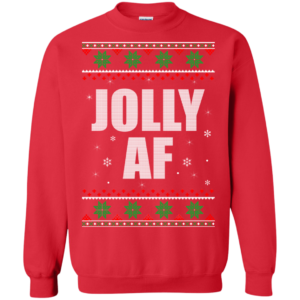 Jolly AF Christmas Sweater