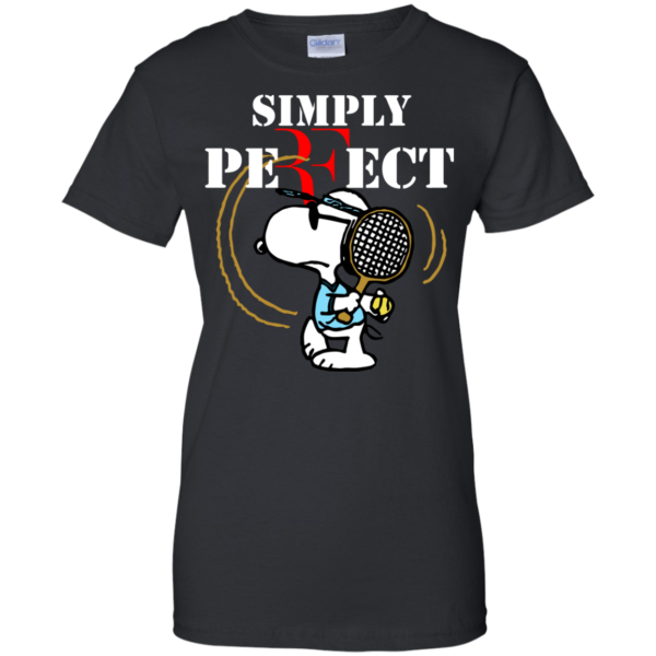 Snoopy – Roger Federer – Simply Perfect Shirt, Hoodie, Tank