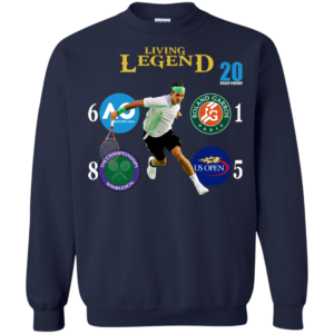 Roger Federer 20 – Living Legend Shirt, Hoodie, Tank
