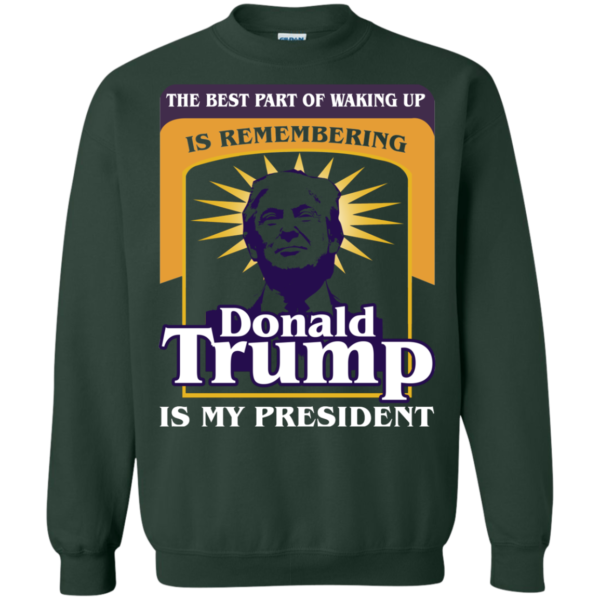 The Best Part Of Waking Up Is Remembering Donald Trump Is My President Shirt