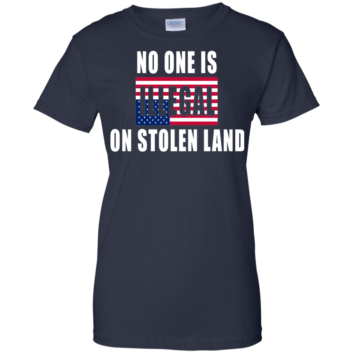No One Is Illegal On Stolen Land Shirt, Hoodie | Allbluetees.com