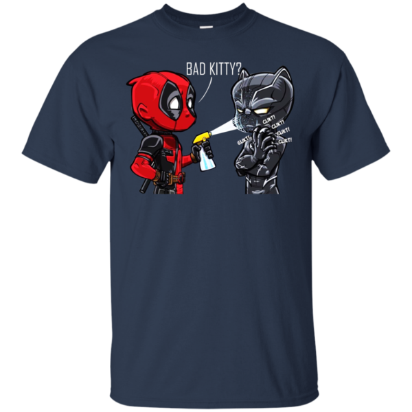 Deadpool And Black Panther – Bad Kitty Shirt, Hoodie, Tank