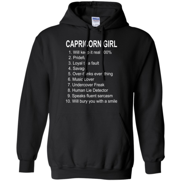 Capricorn Girl – Will Keep it Real 100% Shirt, Hoodie