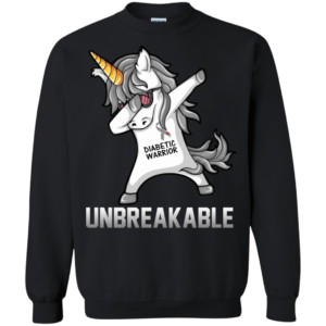 Unicorn Dabbing – Diabetic Warrior Unbreakable Shirt, Hoodie
