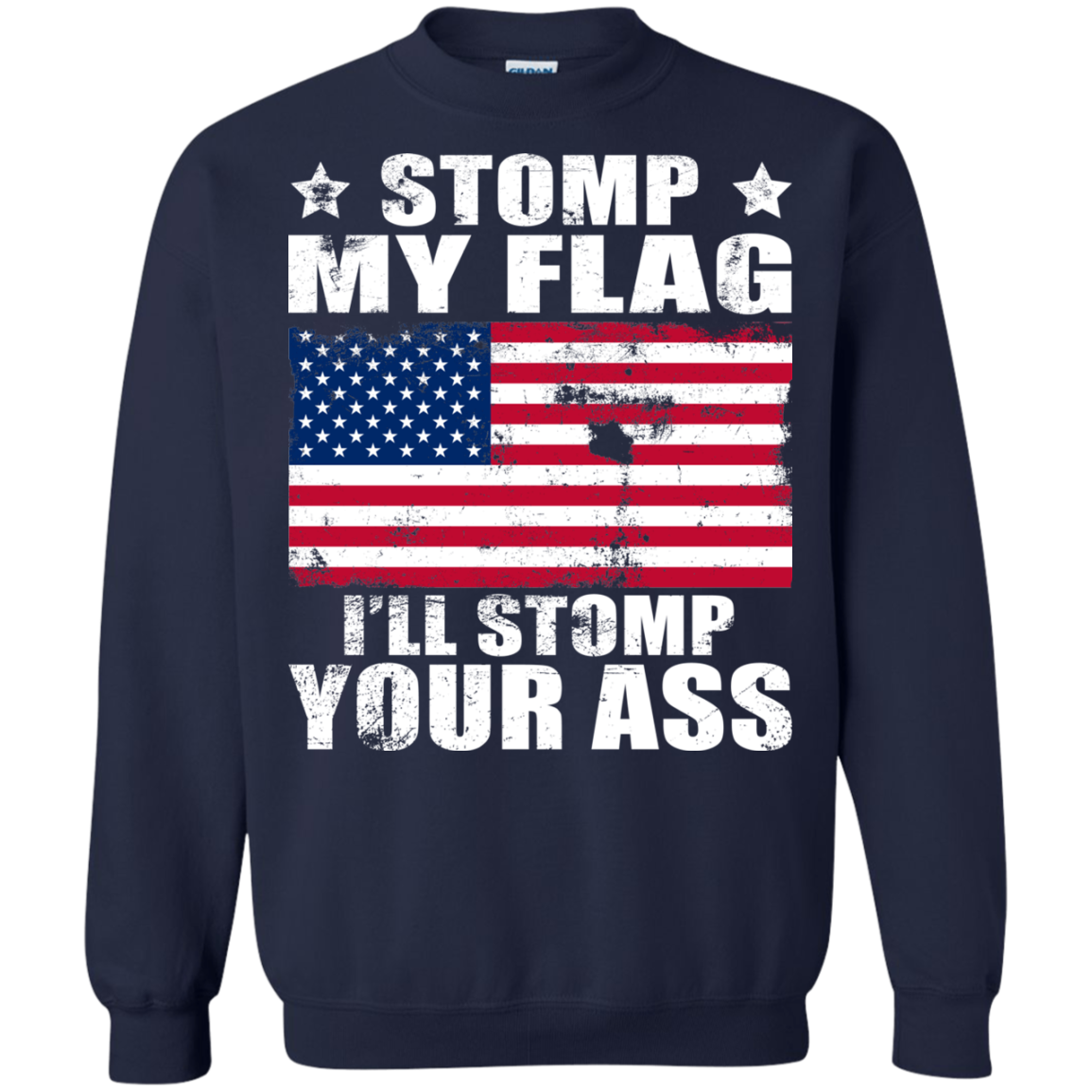 Stomp My Flag - I'll Stomp Your Ass Shirt, Hoodie | Allbluetees.com