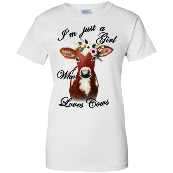 I’m Just A Girl Who Loves Cows Shirt, Hoodie