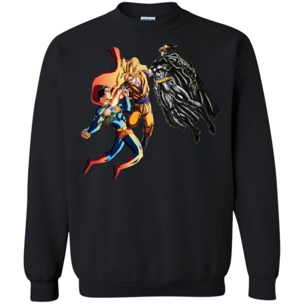 Dragon Ball – Goku vs Superman And Batman Shirt, Hoodie