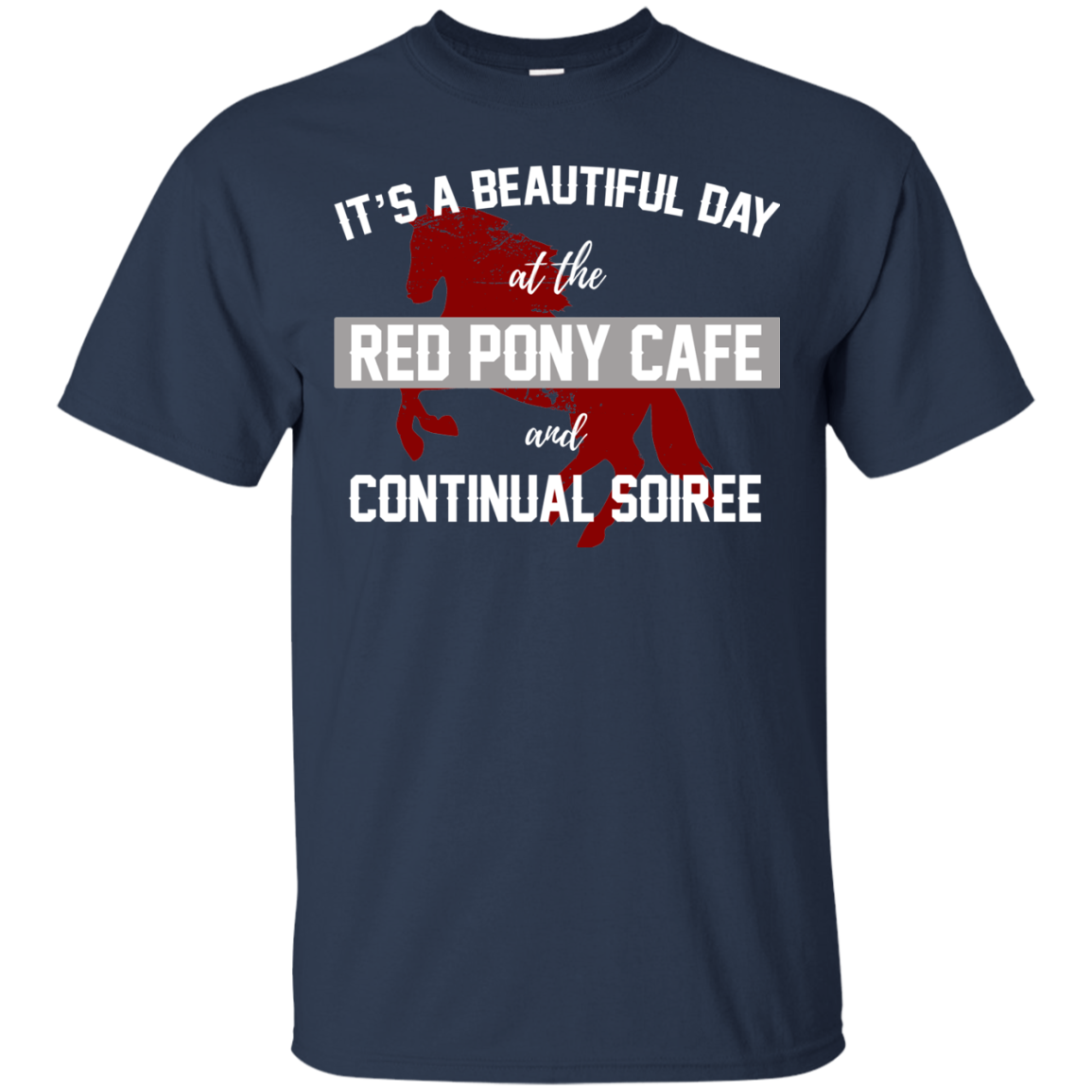 red pony cafe t shirt