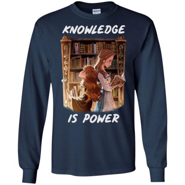 Hermione And Belle Knowledge Is Power Shirt, Hoodie, Tank