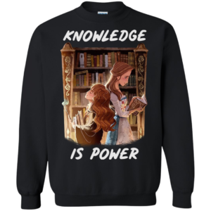 Hermione And Belle Knowledge Is Power Shirt, Hoodie, Tank