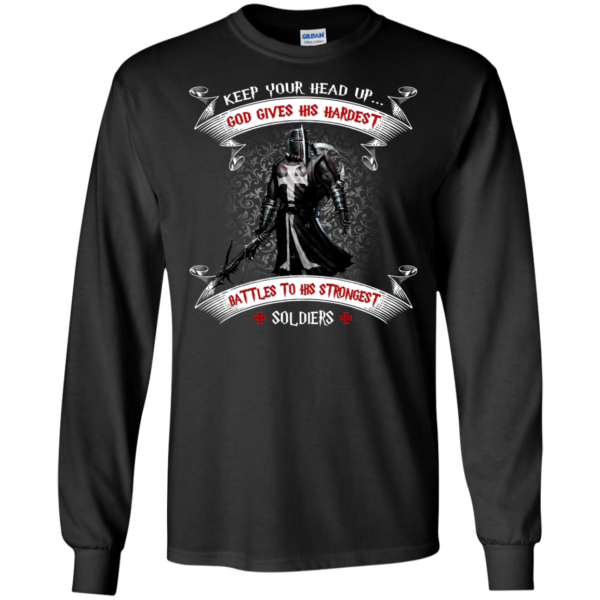 Keep Your Head Up God Gives His Hardest Shirt, Hoodie