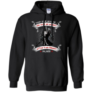Keep Your Head Up God Gives His Hardest Shirt, Hoodie