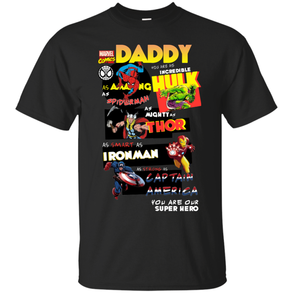 Marvel Comics Daddy Shirt, Hoodie, Tank | Allbluetees.com