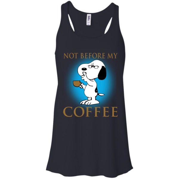 Snoopy – Not Before My Coffee Shirt, Hoodie