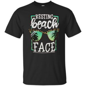 Resting Beach Face Shirt, Hoodie