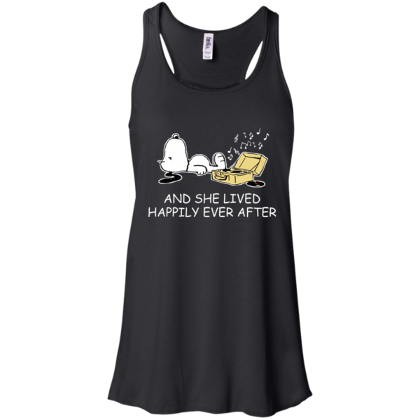 Snoopy – And She Lived Happily Ever After Shirt, Hoodie