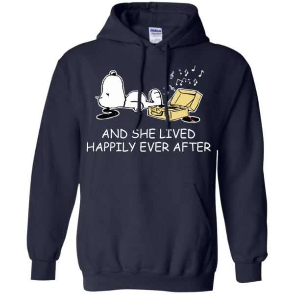Snoopy – And She Lived Happily Ever After Shirt, Hoodie